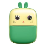 Mini-Thermodrucker für Kinder mit Kamera und Camcorder – grün