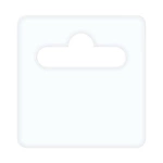 Euro pendant 50x50 mm premium with rubber glue 1000 pcs/roll (0.35 mm foil)