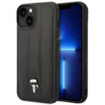 Karl Lagerfeld KLHCP14SPSQPK iPhone 14 6.1" hardcase black/black Puffy Ikonik Pin