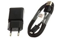 Genuine Charger SAMSUNG EP-TA200 Fast Charging + Cable Micro USB 1M Galaxy S6 S7 Edge Black