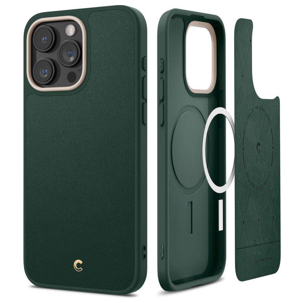 Case iPhone 15 Pro Max Spigen Cyrill Kajuk Mag MagSafe Forest