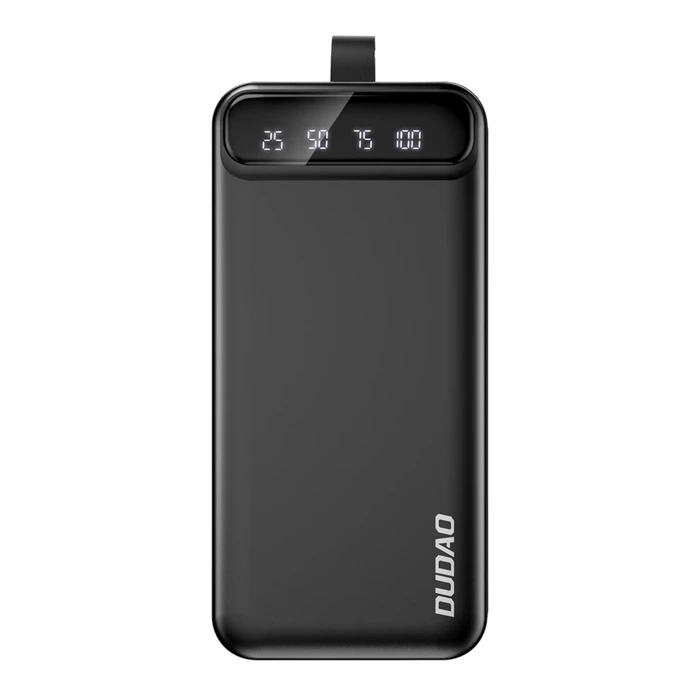 [RETURNED ITEM] Dudao powerbank 30000 mAh 2x USB / USB-C with LED lamp 10W black (K8s+ black)