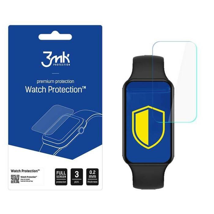 3mk Screen Protector ARC Amazfit Band 7 Watch Fullscreen Screen Protector