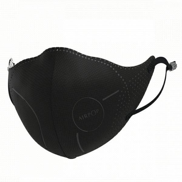 AirPOP LIGHT SE 4pcs black/black protective mask