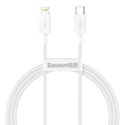 Baseus Superior Cable USB Type C - Lightning Power Delivery 20 W 1 m White (CATLYS-A02)