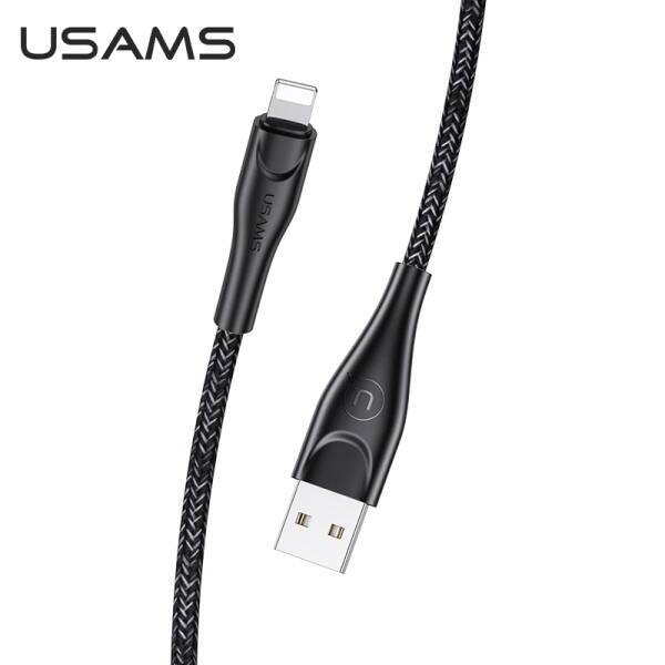 Cable Braided USAMS Lightning 2m 2A US-SJ394 Black