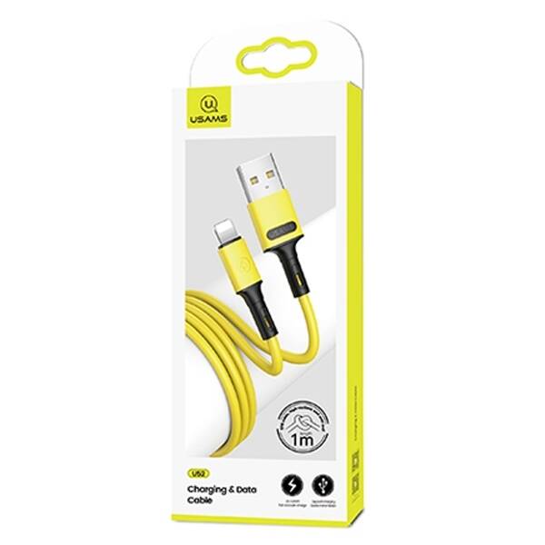 Cable USAMS Lightning Fast Charge 1m Yellow