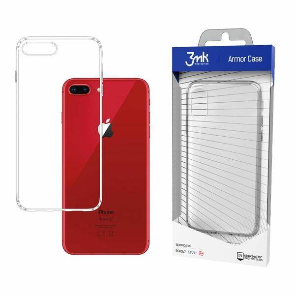 Case 3mk Apple iPhone 7 Plus 8 Plus All-Safe Armor Clear Clear Case