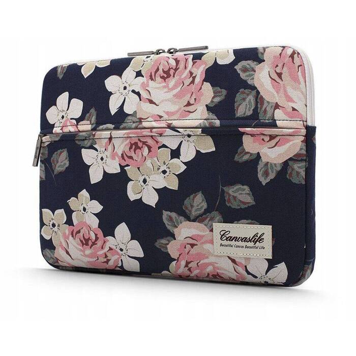 Case CANVASLIFE Sleeve Laptop 13-14 Navy Rose Navy Case