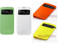 Case Case SAMSUNG Galaxy S4 SIV I9500 I9505 Flip Cover S-VIEW 4 Colors