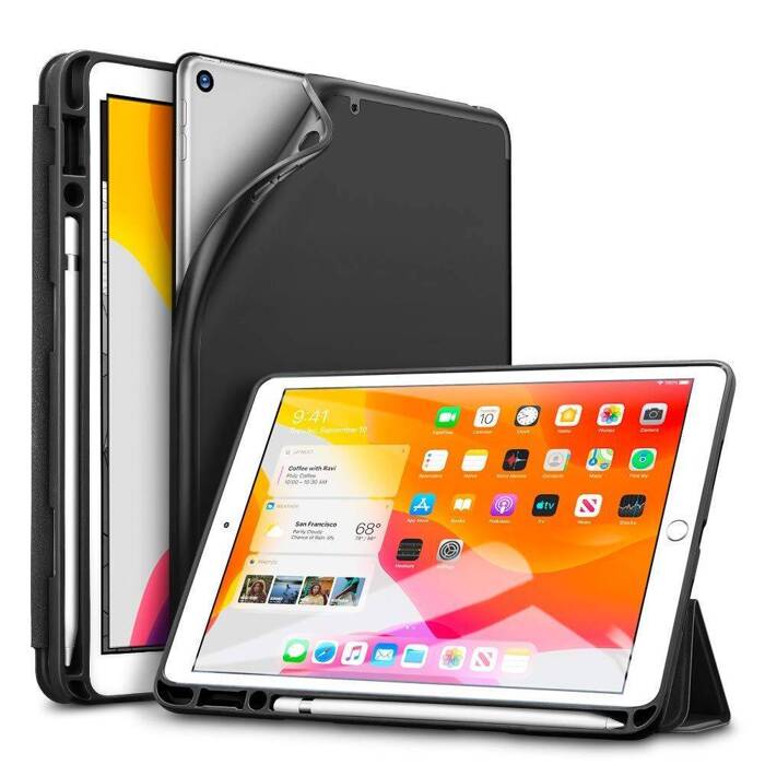 Case ESR Rebound Pencil Apple iPad 10.2 2019 Black Case