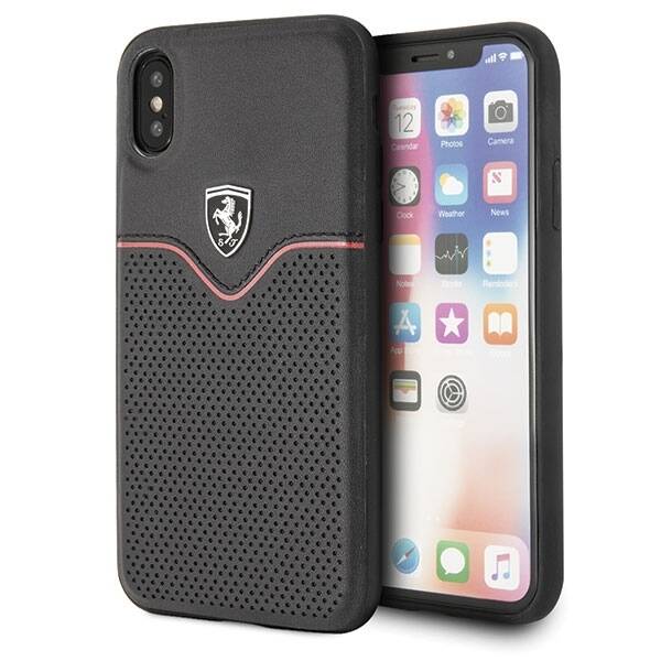 Case FERRARI Apple iPhone X Xs Off Track Victory Black Case