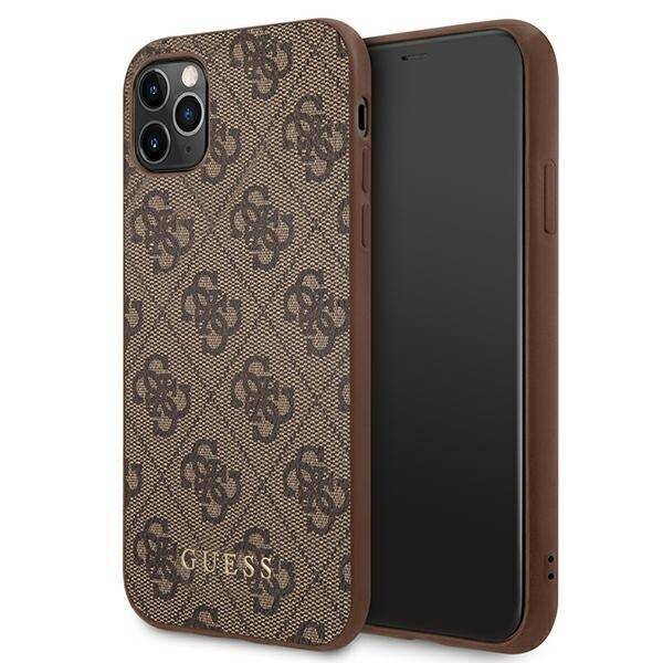 Case GUESS Apple iPhone 11 Pro 4G Metal Gold Logo Bronze Hardcase