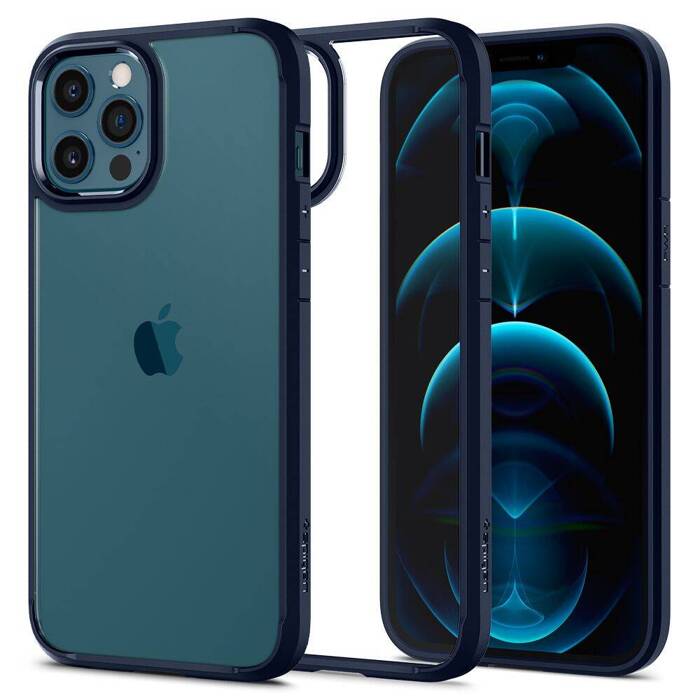 Case Spigen Appe iPhone 12 / 12 Pro Ultra Hybrid Navy Blue Case