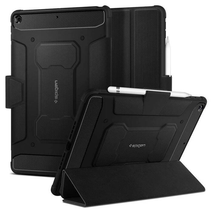 Case Spigen IPad 10.2 2019 Rugged Armor "Pro" Black Case