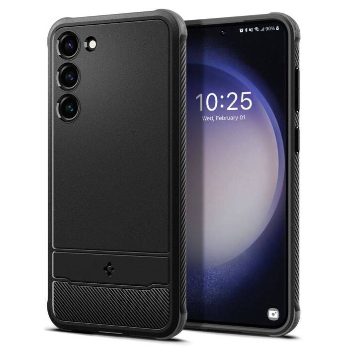 Case Spigen Rugged Armor GALAXY S23+ PLUS MATTE BLACK