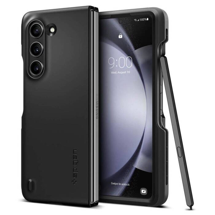 Case Spigen Thin Fit Pen Galaxy Z Fold 5 Black Case