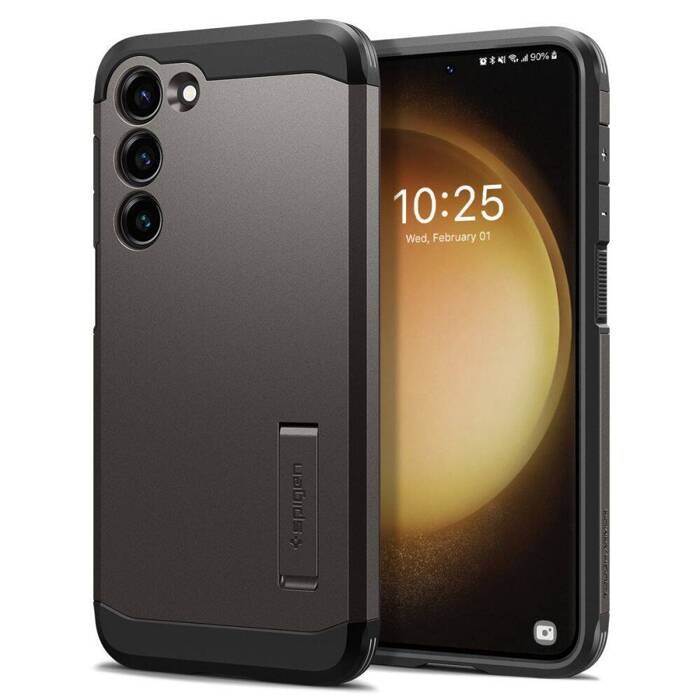 Case Spigen Tough Armor GALAXY S23 GUNMETAL