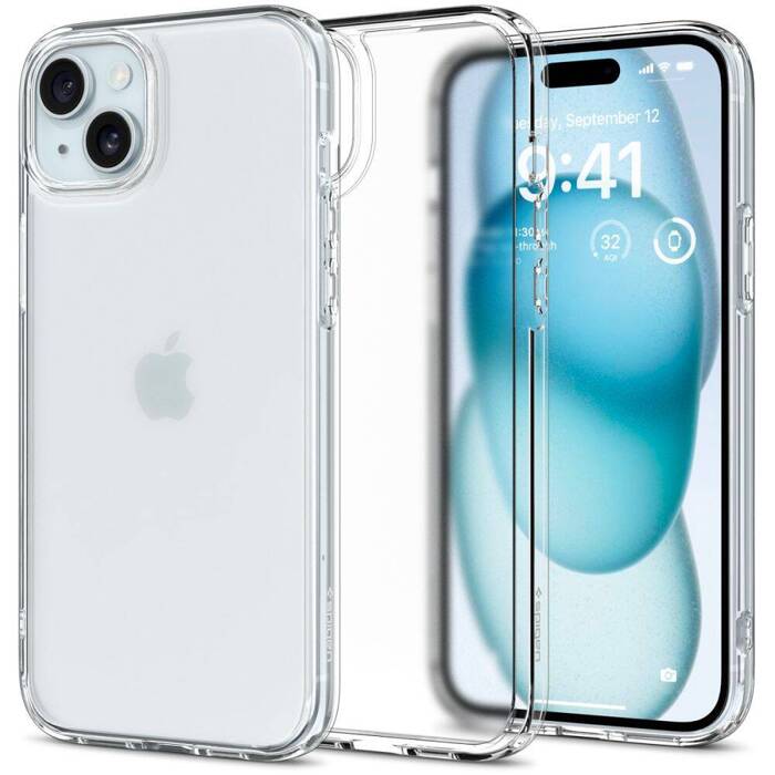 Case Spigen Ultra Hybrid iPhone 15 Frost Clear Case