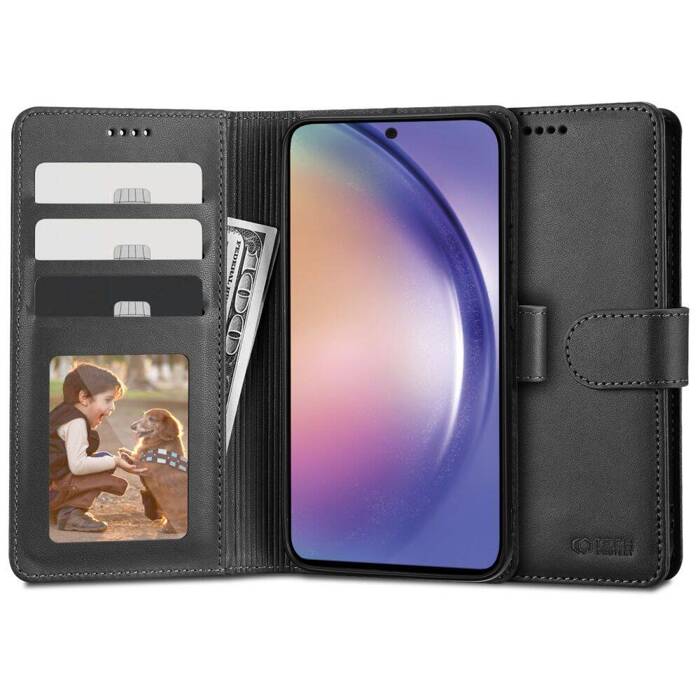 Case Tech-Protect Wallet Galaxy A54 5G Black Case