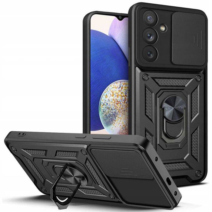 Case Tech-protect Camshield Pro Galaxy A14 5G Black Case