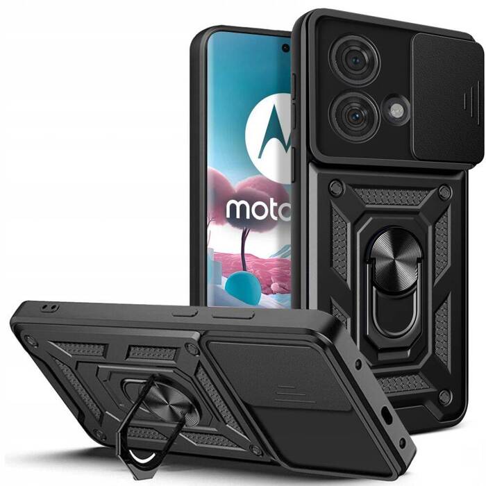 Case Tech-protect Camshield Pro Motorola Edge 40 Neo Black Case