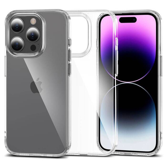 Case Tech-protect Flexair Hybrid iPhone 15 Pro Max Clear Case