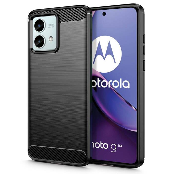 Case Tech-protect Tpucarbon Motorola Moto G84 5g Black Case