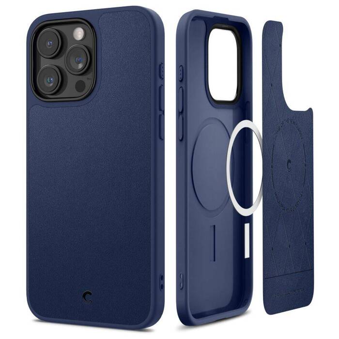 Case iPhone 15 Pro Max Spigen Cyrill Kajuk Mag MagSafe Navy Case