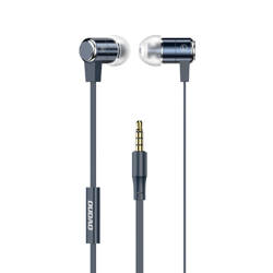 Dudao in-ear headphones headset with remote control and microphone 3.5 mm mini jack blue (X13S)