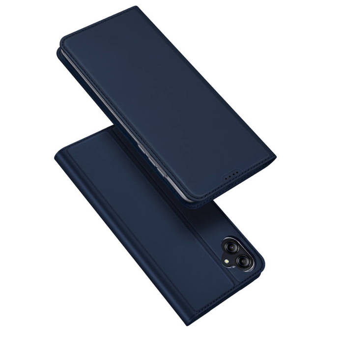 Dux Ducis Skin Pro case for Samsung Galaxy A04e flip cover card wallet stand blue