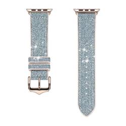 Dux Ducis Strap Watch 7 Band 7/6/5/4/3/2 / SE (41/40 / 38mm) Wristband Bracelet Bracelet Blue (Sparkle Version)