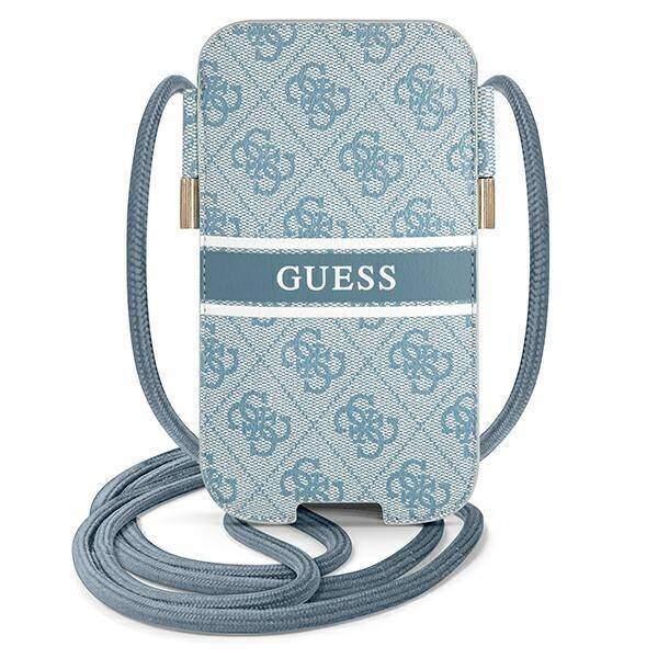 GUESS Handbag Apple iPhone 12 12 Pro 4G Stripe Blue Hardcase