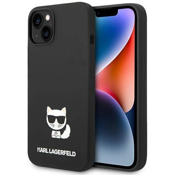 Karl Lagerfeld KLHCP14MSLCTBK iPhone 14 Plus 6.7" hardcase black/black Silicone Choupette Body