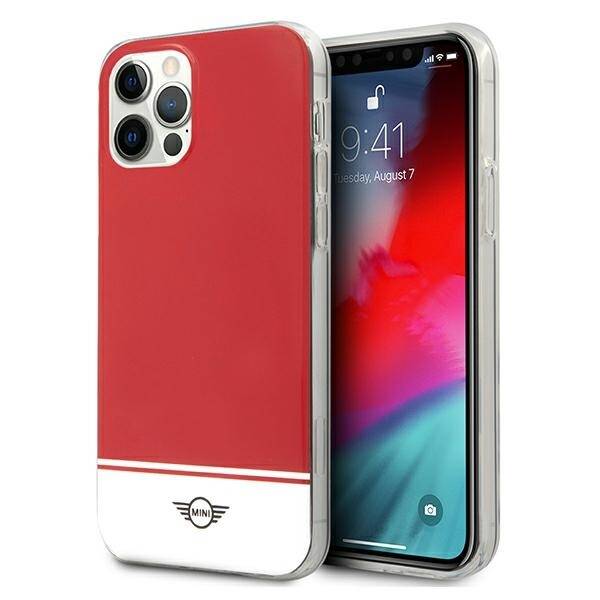 Mini MIHCP12MPCUBIRE iPhone 12/12 Pro 6.1" red/red hard case Stripe Collection