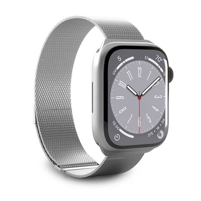 Puro Milanese Magnetic Band - Strap stainless steel for Apple Watch 38/40/41 mm (silver)