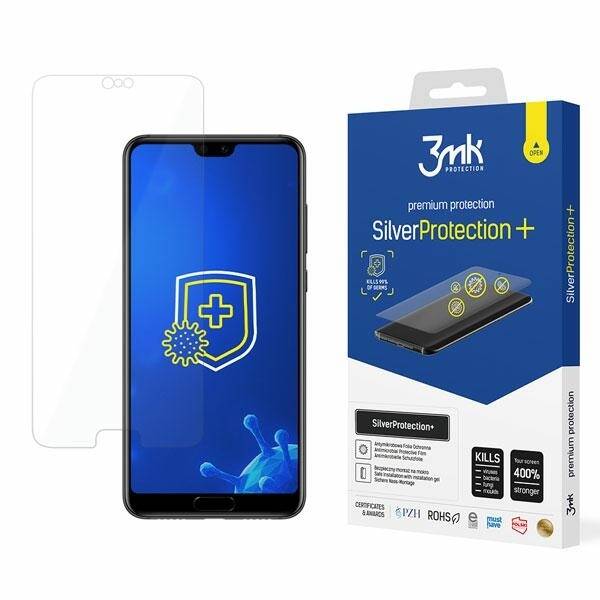 Screen Protector 3MK Huawei P20 Pro Silver Protect+ Wet Mount Antimicrobial