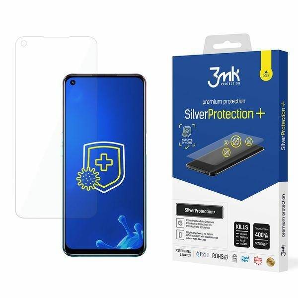 Screen Protector 3MK Oppo A54 5G Silver Protect Antimicrobial Wet Mount
