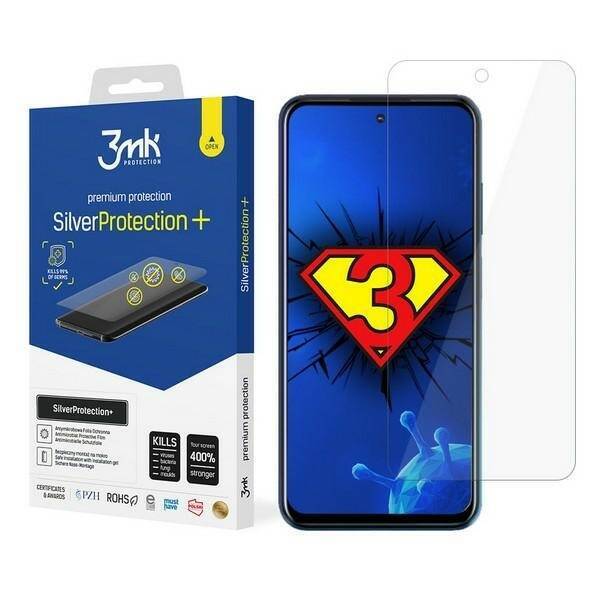 Screen Protector 3mk HTC Desire 21 Pro Silver Protect Antimicrobial Wet Mounted