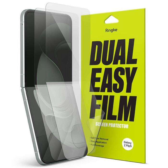 Screen Protector Ringke Dual Easy 2-PACK GALAXY WITH FLIP 4 / 5 CLEAR