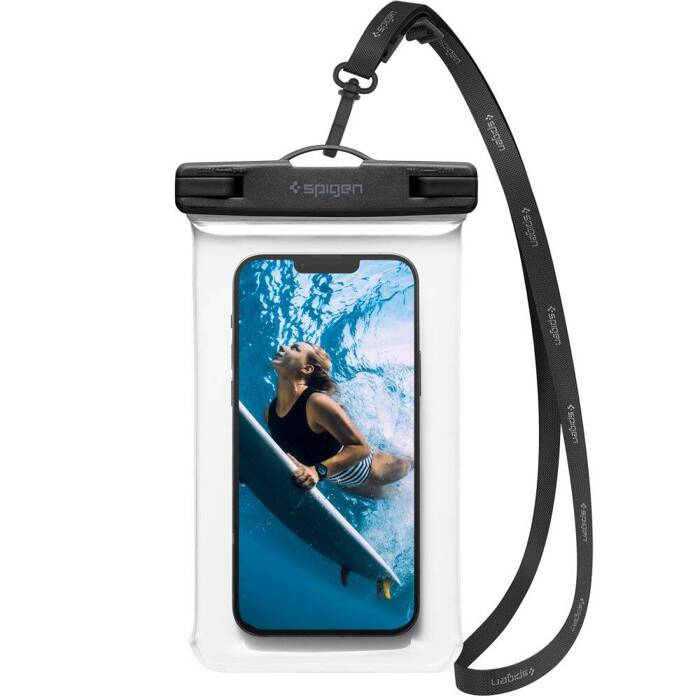 Spigen A601 UNIVERSAL WATERPROOF Case CRYSTAL CLEAR