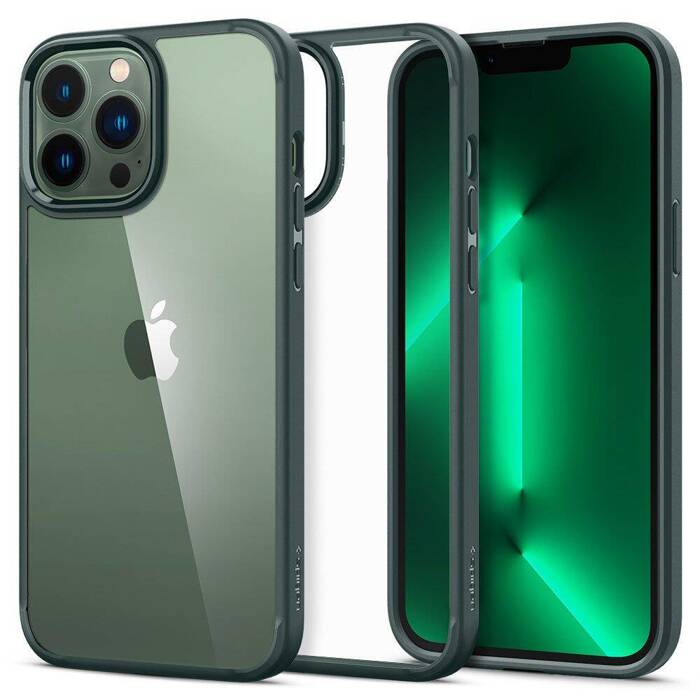 Spigen Ultra Hybrid IPhone 13 PRO MIDNIGHT GREEN Case