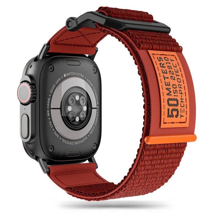 Strap Tech-protect Scout Apple Watch 4 / 5 / 6 / 7 / 8 / 9 / Se / Ultra 1 / 2 (42 / 44 / 45 / 49 Mm) Orange