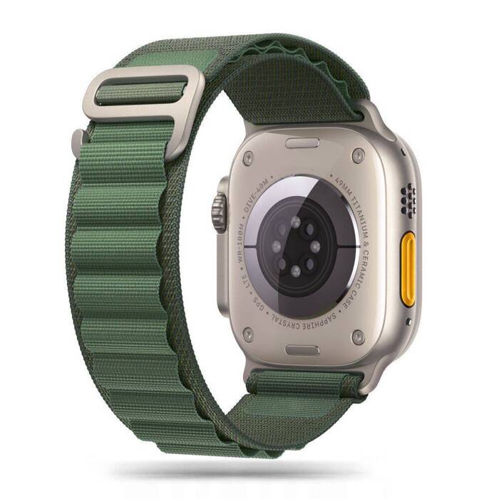 TECH-PROTECT NYLON PRO Apple Watch 4 / 5 / 6 / 7 / 8 / SE / ULTRA (42 / 44 / 45 / 49 MM) MILITARY GREEN