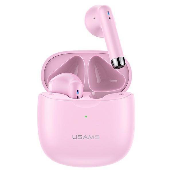 USAMS Headphones Bluetooth 5.0 TWS IA series wireless pink/pink BHUIA04 (US-IA04)