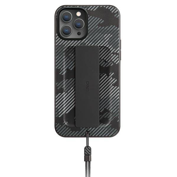 Uniq case Heldro iPhone 12/12 Pro 6.1 &quot;black camo / charcoal camo Antimicrobial