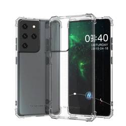 Wozinsky Anti Shock durable case with Military Grade Protection for Samsung Galaxy S21 Ultra 5G transparent