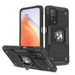 Wozinsky Ring Armor Tough Hybrid Case Cover + Magnetic Mount Xiaomi Redmi Note 11 Pro 5G (China) / Redmi Note 11 Pro + 5G (China) / Mi 11i (India) / Mi 11i HyperCharge / Poco X4 NFC 5G black