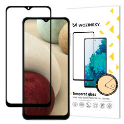 Wozinsky Tempered Glass Full Glue Super Tough Screen Protector Full Coveraged with Frame Case Friendly for Samsung Galaxy A32 5G black