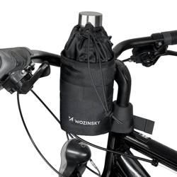 Wozinsky thermal water bottle bag 1l / bottle for bicycle or scooter black (WBB35BK)